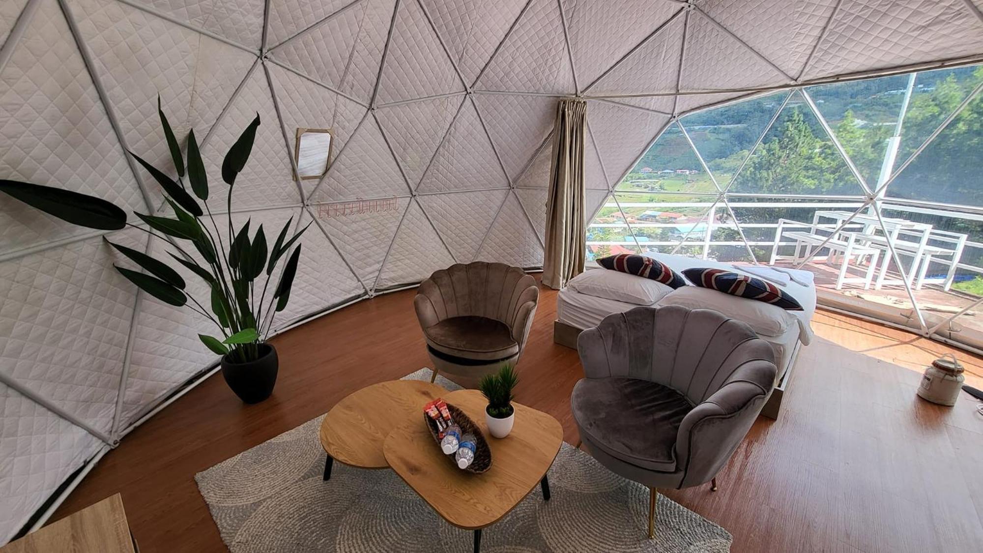 Syameen'S Glamping Dome - Queen Bed Kundasang Экстерьер фото
